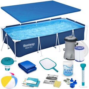 Basen ogrodowy stelażowy 400x211x81cm Bestway zestaw 15w1 56405N Basen ogrodowy stelażowy 400x211x81cm Bestway zestaw 15w1 56405N