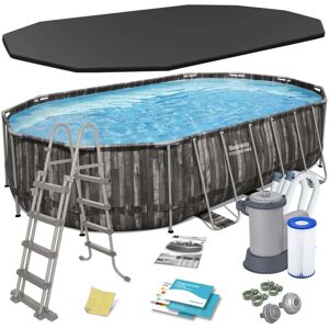 Basen ogrodowy stelażowy 610 x 366 x 122 cm 12w1 Bestway 5611R Basen ogrodowy stelażowy 610 x 366 x 122 cm 12w1 Bestway 5611R