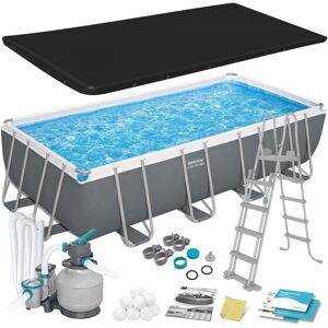 Basen ogrodowy, stelażowy, Bestway 56466N, 549x274x122 cm, zestaw 11w1 Basen ogrodowy, stelażowy, Bestway 56466N, 549x274x122 cm, zestaw 11w1