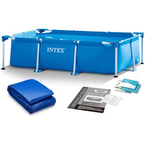 Viking Choice Intex Basen - 220x60cm - w zestawie mata podłogowa - niebieski Viking Choice Intex Basen - 220x60cm - w zestawie mata podłogowa - niebieski