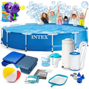 Basen ogrodowy stelażowy zestaw 15W1 366x76cm Intex 28212 Basen ogrodowy stelażowy zestaw 15W1 366x76cm Intex 28212