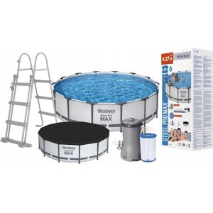 BASEN STELAŻOWY BESTWAY 56950 427x107 cm POMPA 58386 3028 L/H DRABINKA BASEN STELAŻOWY BESTWAY 56950 427x107 cm POMPA 58386 3028 L/H DRABINKA