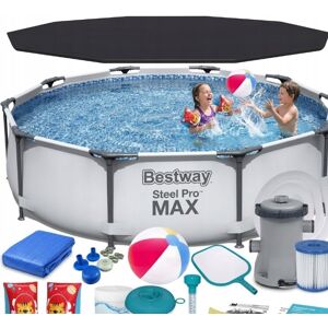 BASEN STELAŻOWY OGRODOWY 305x76cm BESTWAY DUŻY 17w1 POMPA MATA BASEN STELAŻOWY OGRODOWY 305x76cm BESTWAY DUŻY 17w1 POMPA MATA