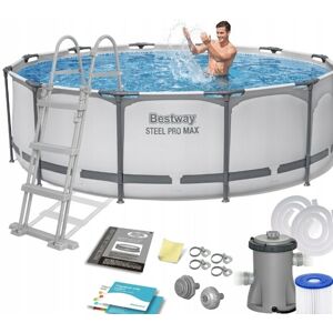 Bestway BASEN STELAŻOWY OGRODOWY 366X100 DUŻY Z POMPĄ DRABINKA ZESTAW XXL Bestway BASEN STELAŻOWY OGRODOWY 366X100 DUŻY Z POMPĄ DRABINKA ZESTAW XXL