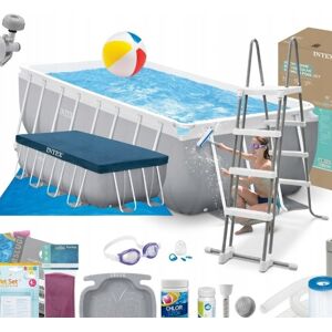 BASEN STELAŻOWY OGRODOWY 400x200x122 INTEX 26790 DUŻY POMPA DRABINKA XXL BASEN STELAŻOWY OGRODOWY 400x200x122 INTEX 26790 DUŻY POMPA DRABINKA XXL