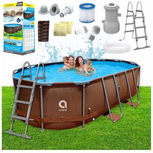 VELACO BASEN STELAŻOWY OGRODOWY AVENLI FLORIDA Z POMPĄ 427x275 ZESTAW 10w1 VELACO BASEN STELAŻOWY OGRODOWY AVENLI FLORIDA Z POMPĄ 427x275 ZESTAW 10w1