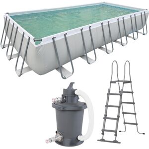 Warmtec Basen Stelażowy Ogrodowy Duży Prostokątny Pompa Pokrywa Mata 760X366X132 Cm 30132L Warmtec Basen Stelażowy Ogrodowy Duży Prostokątny Pompa Pokrywa Mata 760X366X132 Cm 30132L