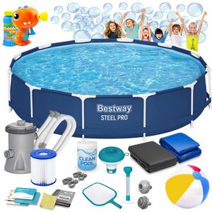 Basen Stelażowy Ogrodowy Okrągły Pompa 366X76 Cm Bestway 56681 Zestaw Basen Stelażowy Ogrodowy Okrągły Pompa 366X76 Cm Bestway 56681 Zestaw