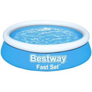 VMP Bestway Nadmuchiwany basen Fast Set, okrągły, 183x51 cm, niebieski VMP Bestway Nadmuchiwany basen Fast Set, okrągły, 183x51 cm, niebieski