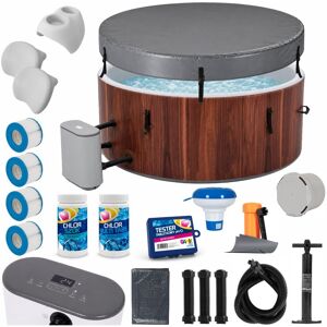 Warmtec Dmuchane Ogrodowe Spa Basen Hydromasaż Z Ogrzewaniem Korsyka 4 Os. 152Cm 800L Warmtec Dmuchane Ogrodowe Spa Basen Hydromasaż Z Ogrzewaniem Korsyka 4 Os. 152Cm 800L