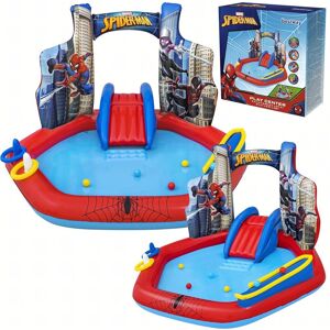 Dmuchany Plac Zabaw Wodny Bestway Spider Man 211X206X127Cm Basen Plac Zabaw Dmuchany Plac Zabaw Wodny Bestway Spider Man 211X206X127Cm Basen Plac Zabaw