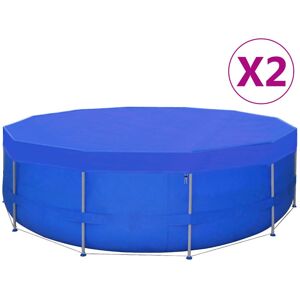 VMP Plandeki na basen, 2 szt., PE, okrągłe, 460 cm, 90 g/m² VMP Plandeki na basen, 2 szt., PE, okrągłe, 460 cm, 90 g/m²