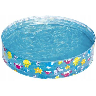 Basen ogrodowy rozporowy okrągły dla dzieci Bestway 55028 122x122 cm 2+ Basen ogrodowy rozporowy okrągły dla dzieci Bestway 55028 122x122 cm 2+