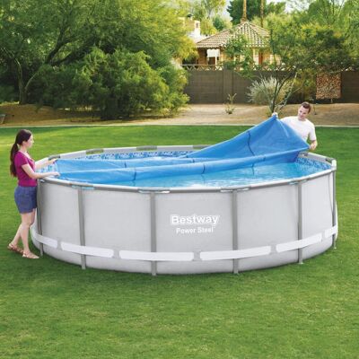 VMP Bestway Pokrywa solarna na basen Flowclear, 427 cm VMP Bestway Pokrywa solarna na basen Flowclear, 427 cm