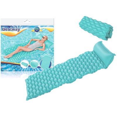 Dmuchany Materac Plażowy Turkusowy 213 x 86 cm Bestway 44020 Bestway Dmuchany Materac Plażowy Turkusowy 213 x 86 cm Bestway 44020 Bestway