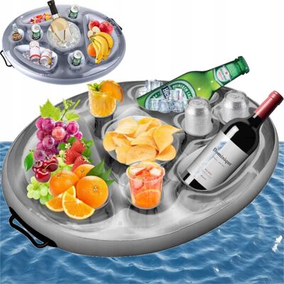 Rabino DMUCHANY STOLIK DO BASENU JACUZZI WODNY BAREK PONTON NA NAPOJE XXL Rabino DMUCHANY STOLIK DO BASENU JACUZZI WODNY BAREK PONTON NA NAPOJE XXL