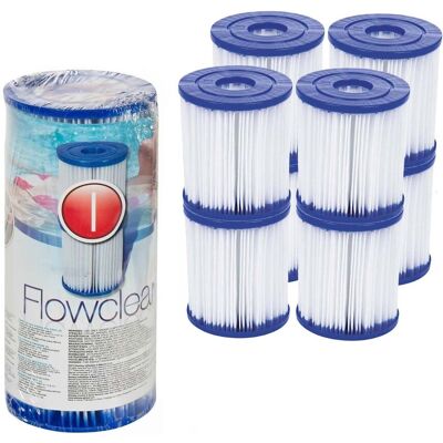 FILTR DO WKŁADU BASENU Bestway 58093 TYP I 8 szt. FILTR DO WKŁADU BASENU Bestway 58093 TYP I 8 szt.