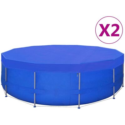 VMP Plandeki Na Basen, 2 Szt., Pe, Okrągłe, 540 Cm, 90 G/m² VMP Plandeki Na Basen, 2 Szt., Pe, Okrągłe, 540 Cm, 90 G/m²