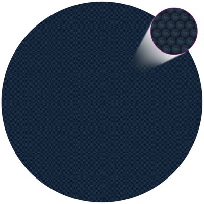 VMP Pływająca folia solarna z PE na basen, 210 cm, czarno-niebieska VMP Pływająca folia solarna z PE na basen, 210 cm, czarno-niebieska