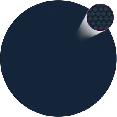 VMP Pływająca folia solarna z PE na basen, 455 cm, czarno-niebieska VMP Pływająca folia solarna z PE na basen, 455 cm, czarno-niebieska