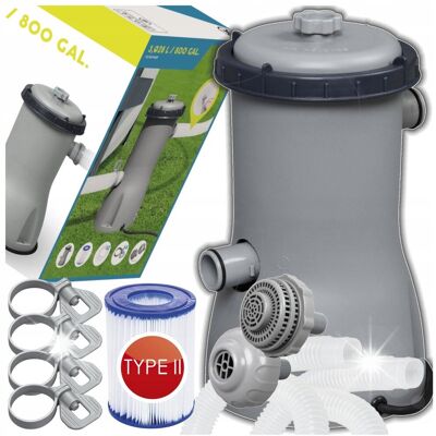 POMPA FILTRUJĄCA DO BASENU BESTWAY 58386 + FILTR WĘŻE ZŁĄCZKI 3028 L/H POMPA FILTRUJĄCA DO BASENU BESTWAY 58386 + FILTR WĘŻE ZŁĄCZKI 3028 L/H