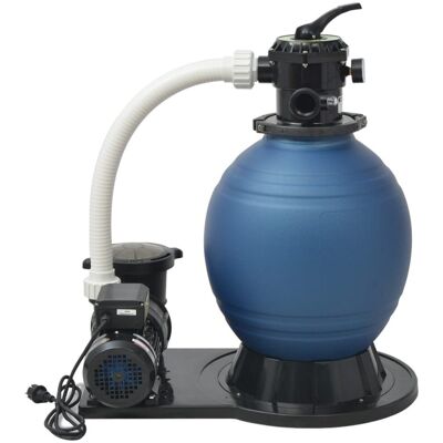 vidaXL Pompa z filtrem piaskowym MWGROUP, niebieska, 1000 W, 16800 L/h vidaXL Pompa z filtrem piaskowym MWGROUP, niebieska, 1000 W, 16800 L/h
