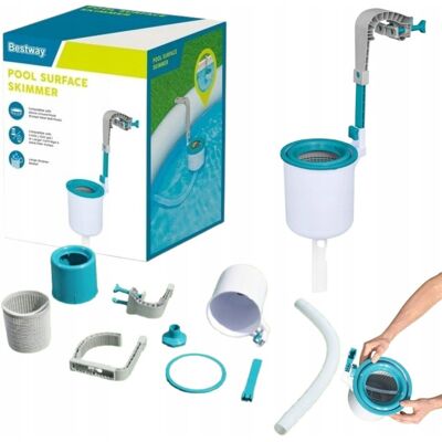 SKIMMER OCZYSZCZACZ WODY BASENOWEJ POWIERZCHNIOWY BESTWAY NOWOŚĆ 58233 SKIMMER OCZYSZCZACZ WODY BASENOWEJ POWIERZCHNIOWY BESTWAY NOWOŚĆ 58233