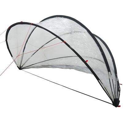 vidaXL Kopuła basenowa przezroczysty 336 x 322 x 160 cm PVC vidaXL Kopuła basenowa przezroczysty 336 x 322 x 160 cm PVC