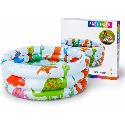 Polantak Basen Dmuchany Dla Dzieci 90 Cm Baby Pool Dinozaury Brodzik Pvc Polantak Basen Dmuchany Dla Dzieci 90 Cm Baby Pool Dinozaury Brodzik Pvc