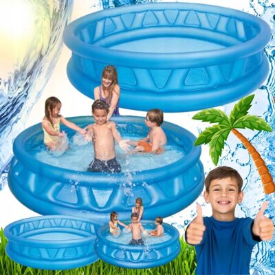 Inny producent Basen Dmuchany Okrągły Ogrodowy Dla Dzieci Intex 188cmx46 Cm Niebieski 790l Inny producent Basen Dmuchany Okrągły Ogrodowy Dla Dzieci Intex 188cmx46 Cm Niebieski 790l