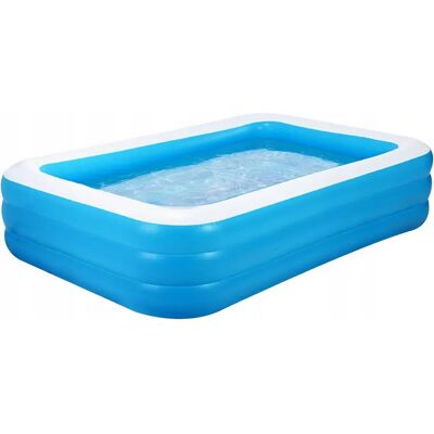 Inny producent Duży Dmuchany Basen Rodzinny, 150 × 100 × 50 Cm Inny producent Duży Dmuchany Basen Rodzinny, 150 × 100 × 50 Cm