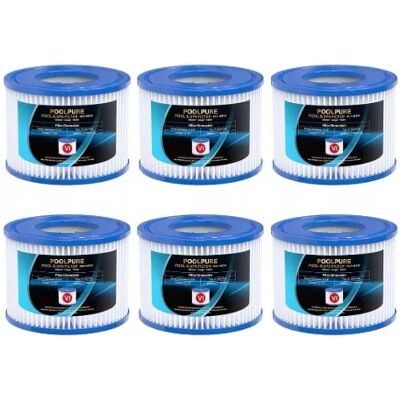 Filtr Do Spa Typ Vi 90352e Lay-Z-Spa Intex Wkłady 6 Sztuk Filtr Do Spa Typ Vi 90352e Lay-Z-Spa Intex Wkłady 6 Sztuk