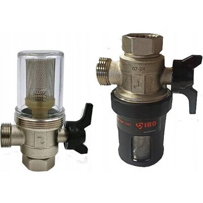 Filtr IBO 3/4 z separatorem magnetycznym 90 °C 0,30 MPa Filtr IBO 3/4 z separatorem magnetycznym 90 °C 0,30 MPa