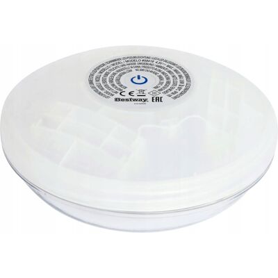 Bestway Lampka Basenowa Pływająca Kolorowa Woda Oświetlenie LED Basenu Jacuzzi 14cm Bestway Lampka Basenowa Pływająca Kolorowa Woda Oświetlenie LED Basenu Jacuzzi 14cm