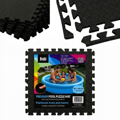 Fitli Mata Pod Basen Podkład Puzzle Piankowe 6szt 60x60cm Grube 1cm Fitli Mata Pod Basen Podkład Puzzle Piankowe 6szt 60x60cm Grube 1cm