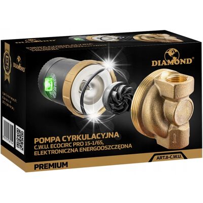 Pompa Cyrkulacyjna Do Instalacji Cwu Elektroniczna Diamond W Izolacji C.W.U Pompa Cyrkulacyjna Do Instalacji Cwu Elektroniczna Diamond W Izolacji C.W.U