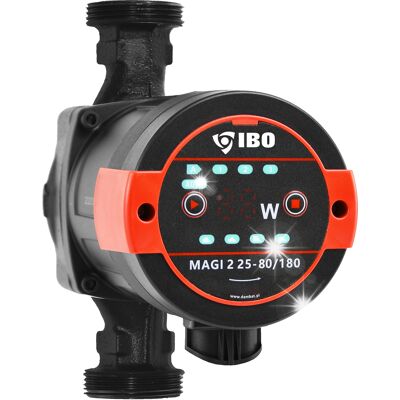 IBO Pompa Obiegowa Elektroniczna Do Pieca Kotła C.O. Śrubunki Magi 2 25-80/180 IBO Pompa Obiegowa Elektroniczna Do Pieca Kotła C.O. Śrubunki Magi 2 25-80/180