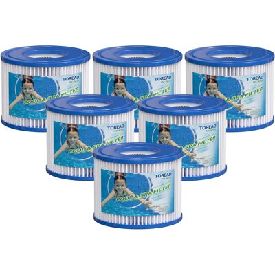 Inny producent Wkłady do filtra basenowego Typ VI 6 szt do Bestway i Coleman Spa Inny producent Wkłady do filtra basenowego Typ VI 6 szt do Bestway i Coleman Spa