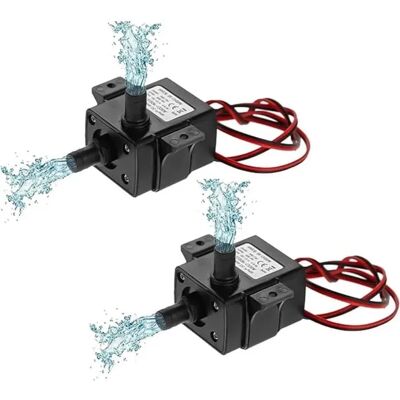 No name Zestaw 2 Mini Pomp Zanurzeniowych Bezszczotkowych Dc 12v 4,8w 240 L/h Do Akwarium, Ogrodu, Ryb, Wody, Fontanny, Średnica No name Zestaw 2 Mini Pomp Zanurzeniowych Bezszczotkowych Dc 12v 4,8w 240 L/h Do Akwarium, Ogrodu, Ryb, Wody, Fontanny, Średnica