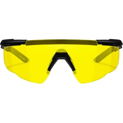 Inny producent Okulary Wiley X Saber Advanced 300 Pale Yellow, Czarne Oprawki Inny producent Okulary Wiley X Saber Advanced 300 Pale Yellow, Czarne Oprawki
