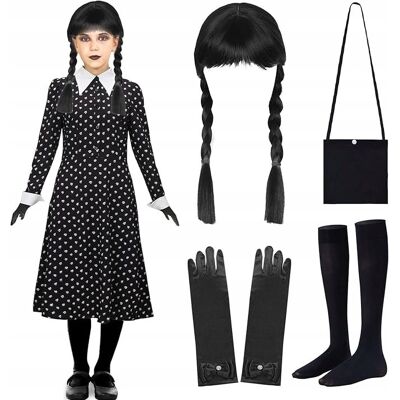 inna (Inny) AKCESORIA DO KOSTIUMU WEDNESDAY ADDAMS KOMPLET PRZEBRANIE BAL KARNAWAŁ x4 inna (Inny) AKCESORIA DO KOSTIUMU WEDNESDAY ADDAMS KOMPLET PRZEBRANIE BAL KARNAWAŁ x4