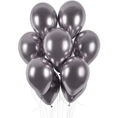 Gemar Balony Lateksowe, 13', Grafitowe, 50 Sztuk Gemar Balony Lateksowe, 13', Grafitowe, 50 Sztuk