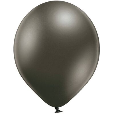 BELBAL Balony Lateksowe B105 Glossy Anthracite 30cm, 100 Sztuk BELBAL Balony Lateksowe B105 Glossy Anthracite 30cm, 100 Sztuk