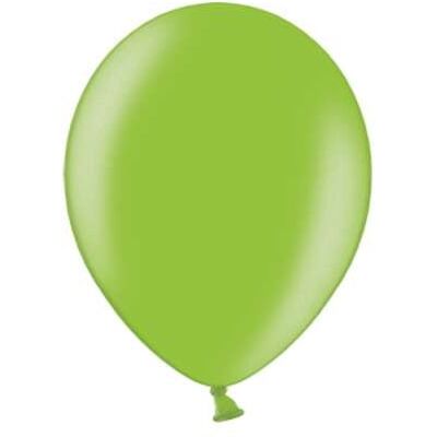 Party Deco Balony Metaliczne, Limonkowe, 100 Sztuk Party Deco Balony Metaliczne, Limonkowe, 100 Sztuk