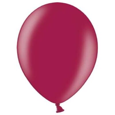 Party Deco Balony Metaliczne, Plum, 100 Sztuk Party Deco Balony Metaliczne, Plum, 100 Sztuk