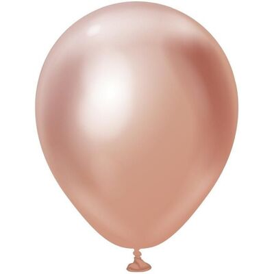 GODAN Balony Mirror Rose Gold 100 Szt GODAN Balony Mirror Rose Gold 100 Szt