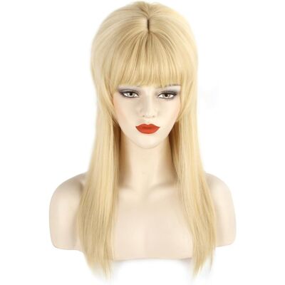 Inny producent FVCENT Peruka w Stylu Vintage Retro Prosta Blond z Grzywką Obwód 50 cm Inny producent FVCENT Peruka w Stylu Vintage Retro Prosta Blond z Grzywką Obwód 50 cm