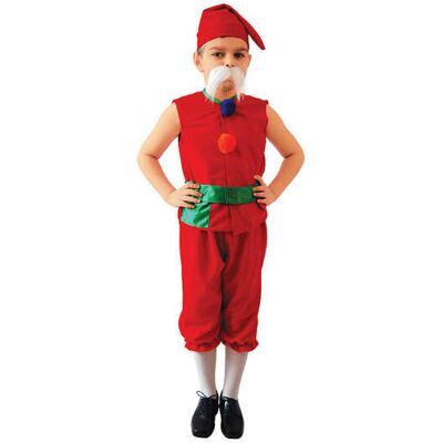 Gama Ewa Kraszek, Strój Dla Dzieci Skrzat, Halloween, Rozmiar 122-128 Cm Gama Ewa Kraszek, Strój Dla Dzieci Skrzat, Halloween, Rozmiar 122-128 Cm