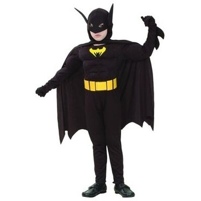 GoDan - Batman - 130/140 cm - Poliester - Kostium GoDan - Batman - 130/140 cm - Poliester - Kostium