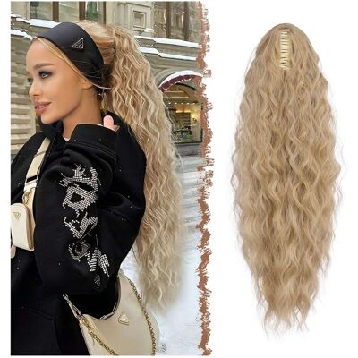 Inny producent Koński ogon klips doczepiane Treska Peruka damska 75 cm Popielaty blond Inny producent Koński ogon klips doczepiane Treska Peruka damska 75 cm Popielaty blond